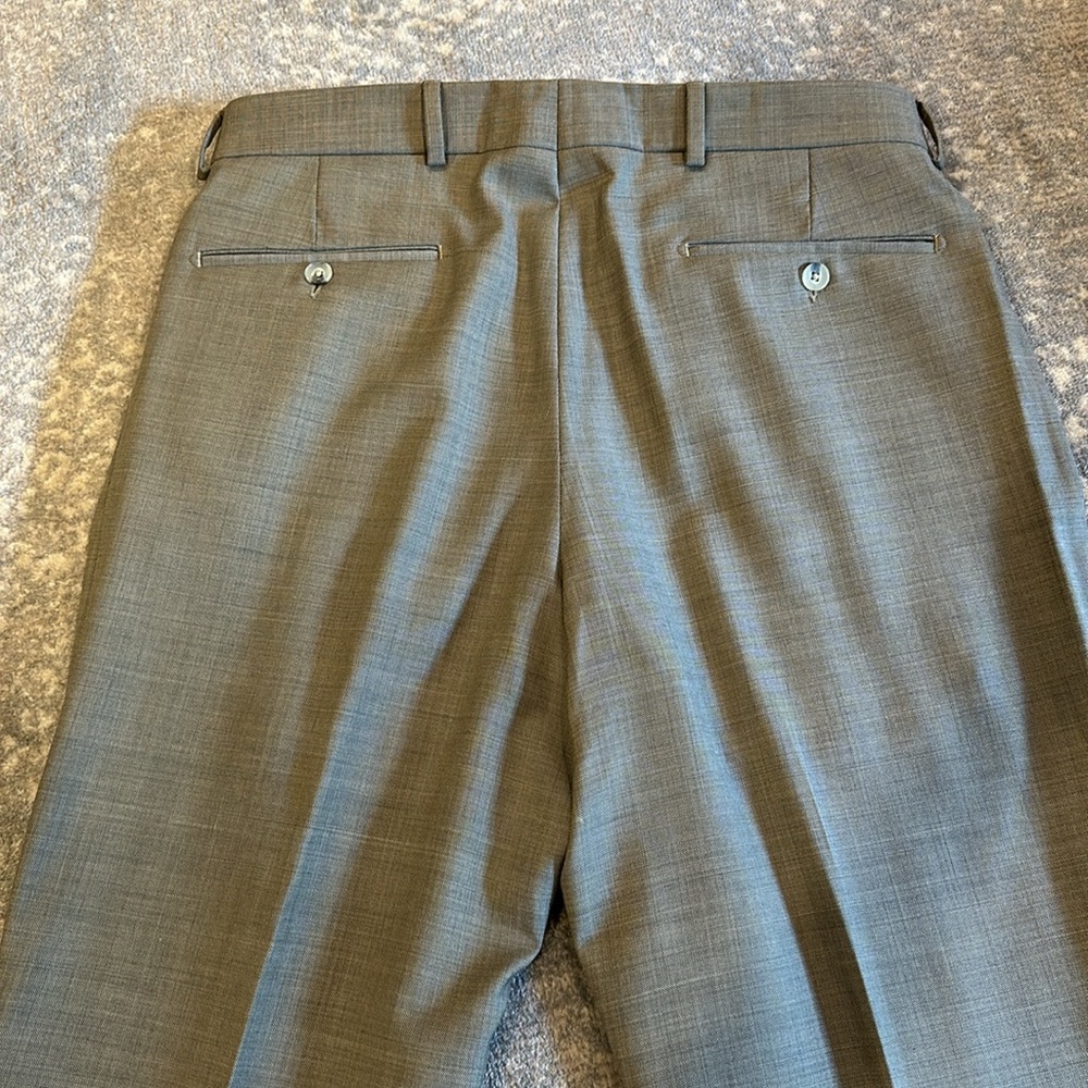 NEIMAN MARCUS MENS WOOL SLACK SIZE 34 - Picture 6 of 10